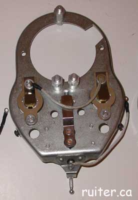 Back of reproduction 38 dash base
