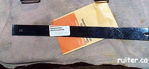 NOS generator brush strap and spring